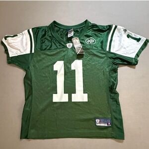 New York Jets Jeremy Kerley #11 NFL Football Jersey Womens L Green Short‎ Sleeve